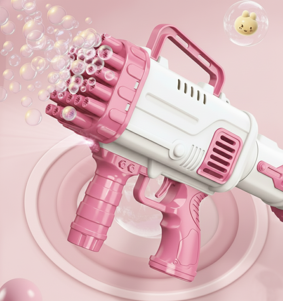 32 hole rocket bubble gun for kids – electric bubble machine toy for outdoor fun 32 hole rocket bubble gun electric bubble machine toy for kids