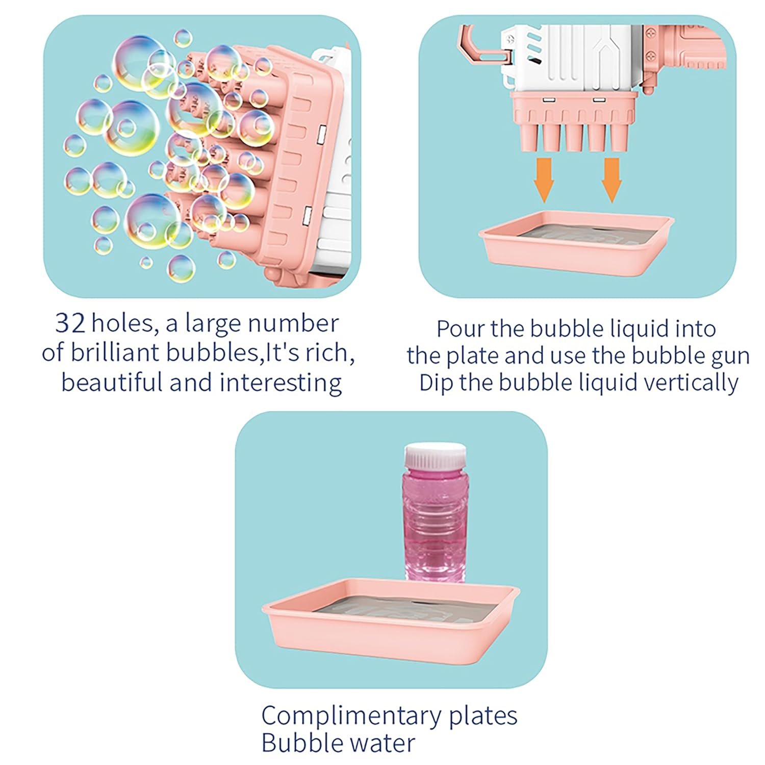 32 hole rocket bubble gun for kids – electric bubble machine toy for outdoor fun 32 hole rocket bubble gun for kids – electric bubble machine toy for outdoor fun